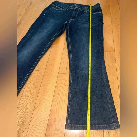 Riders by Lee Midrise Bootcut Dark Wash Jeans Size 14 - Picture 3 of 10